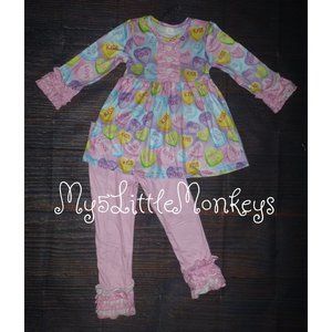 Valentine's Day Girls Sweethearts Tunic Dress Boutique Outfit